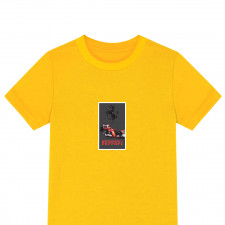 Ferrari Tee Shirt T-Shirt Short Sleeve - Ferrari SF70H Illustration On Gray Background