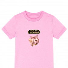 League of Legends Ahri Tee Shirt T-Shirt Short Sleeve - Ahri Prestige Emote Character Art