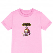 League of Legends Diana Tee Shirt T-Shirt Short Sleeve - Diana Lunar Goddess Chibi Art
