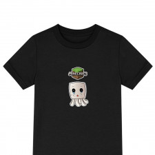 Minecraft Ghast Tee Shirt T-Shirt Short Sleeve - Ghast Crying Chibi Art Series