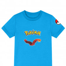 Pokemon Sizzlipede Tee Shirt T-Shirt Short Sleeve - Sizzlipede Character Series Art