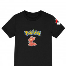 Pokemon Slugma Tee Shirt T-Shirt Short Sleeve - Slugma Character Series Art