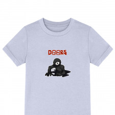 Roblox Doors Seek Tee Shirt T-Shirt Short Sleeve - Seek Fierce Cartoon Art