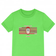 Heinz Tee Shirt T-Shirt Short Sleeve - Heinz Ketchup Label On White Background