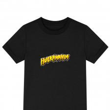 WWE Hulk Hogan Tee Shirt T-Shirt Short Sleeve - Hulk Hogan Wordmark Logo