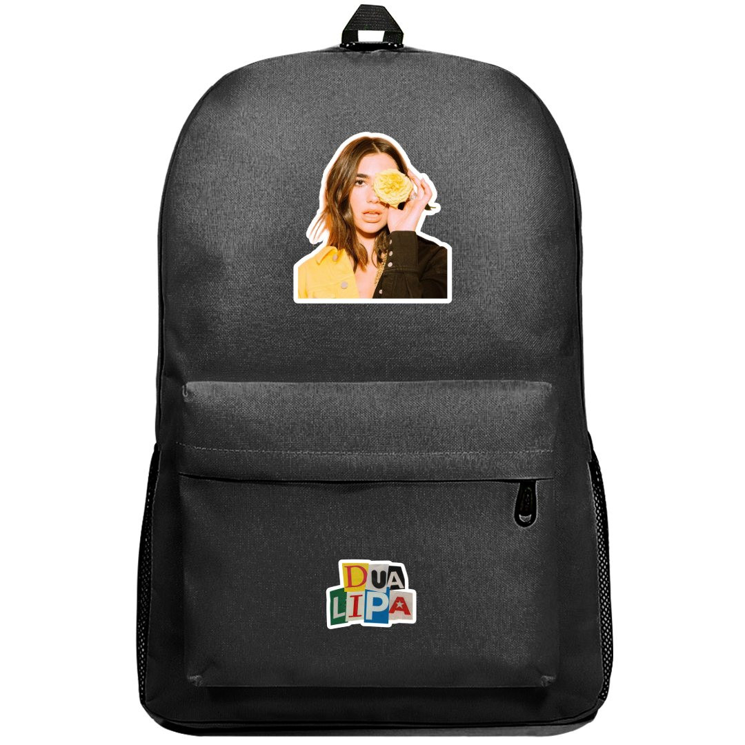 Dua Lipa Backpack SuperPack - Dua Lipa Showing Flower