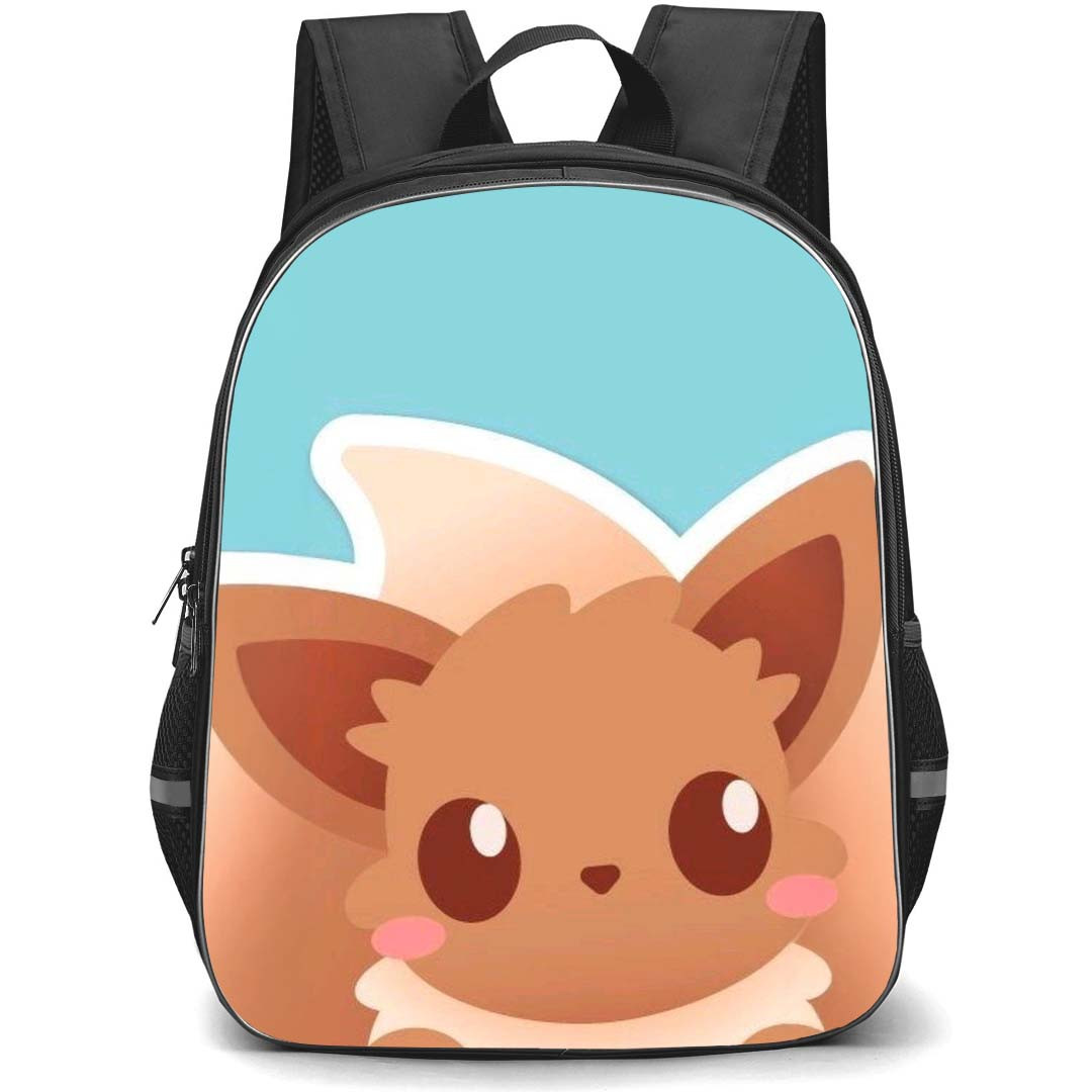 Pokemon Eevee Backpack StudentPack - Eevee Head Cartoon Art