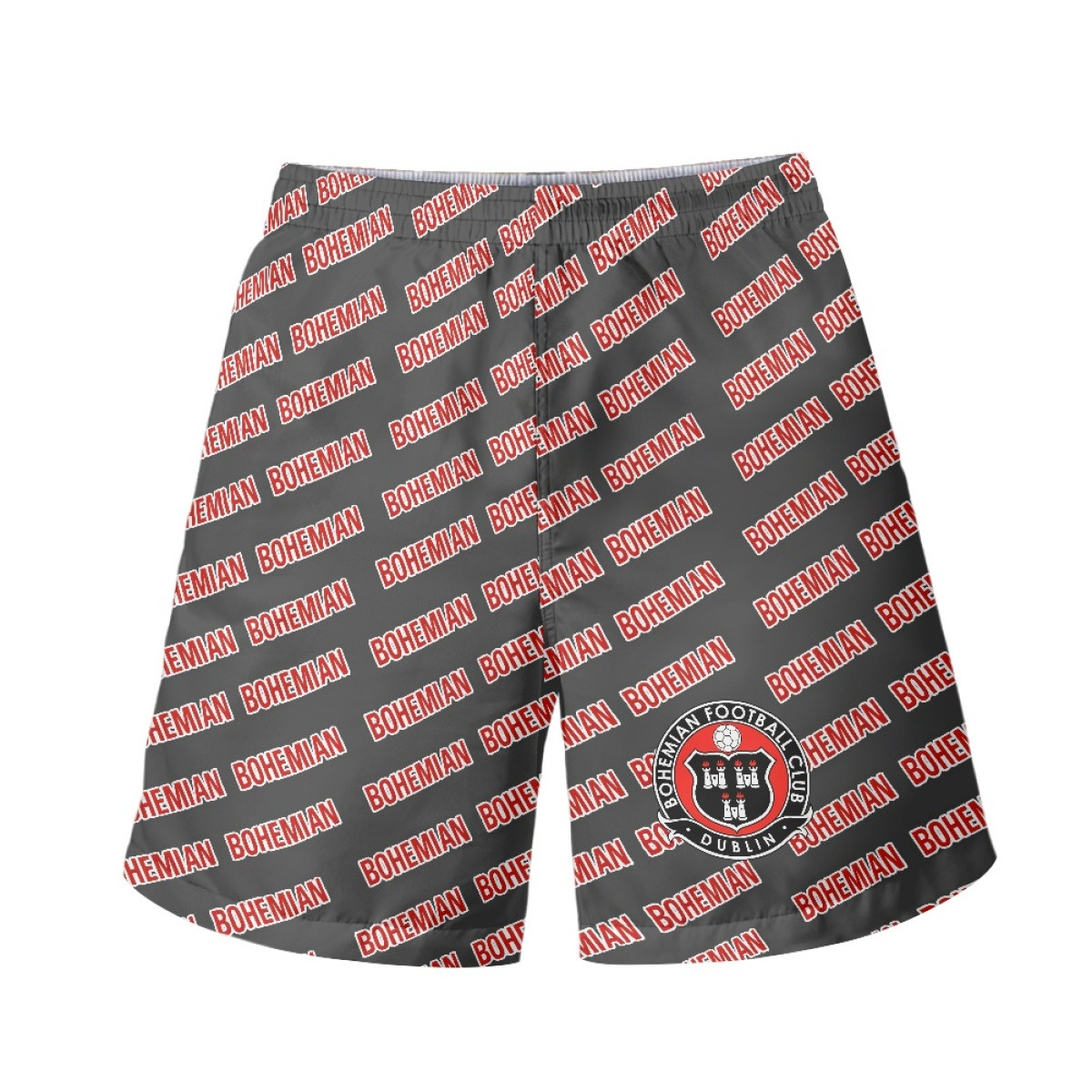 Bohemian Football League Beach Shorts Swim Pants Swimming Trunks - Bohemian Football Club Medley Monogram Wordmark