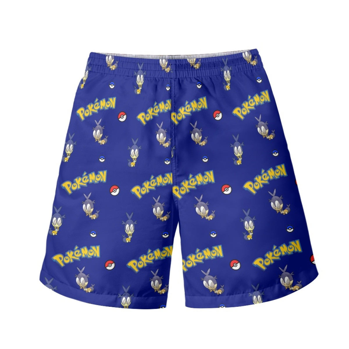 Pokemon Blipbug Beach Shorts Swim Pants Swimming Trunks - Blipbug Character Series Art