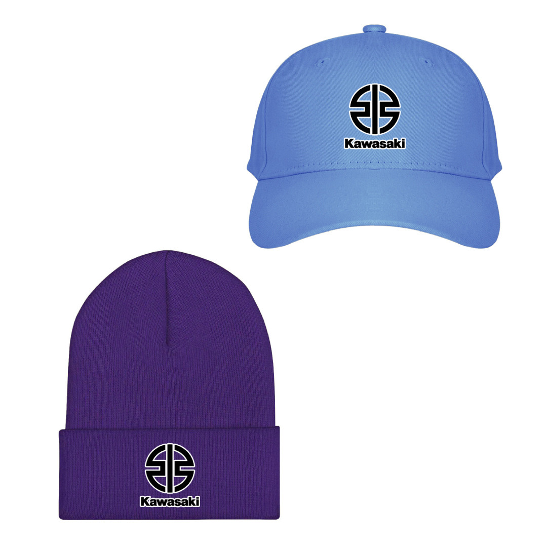Kawasaki Baseball Cap Beanie Hat - Kawasaki Logo 2021-Present