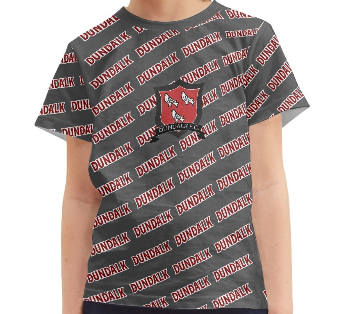 Dundalk FC Tee T-Shirt - Dundalk Football Club Medley Monogram Wordmark
