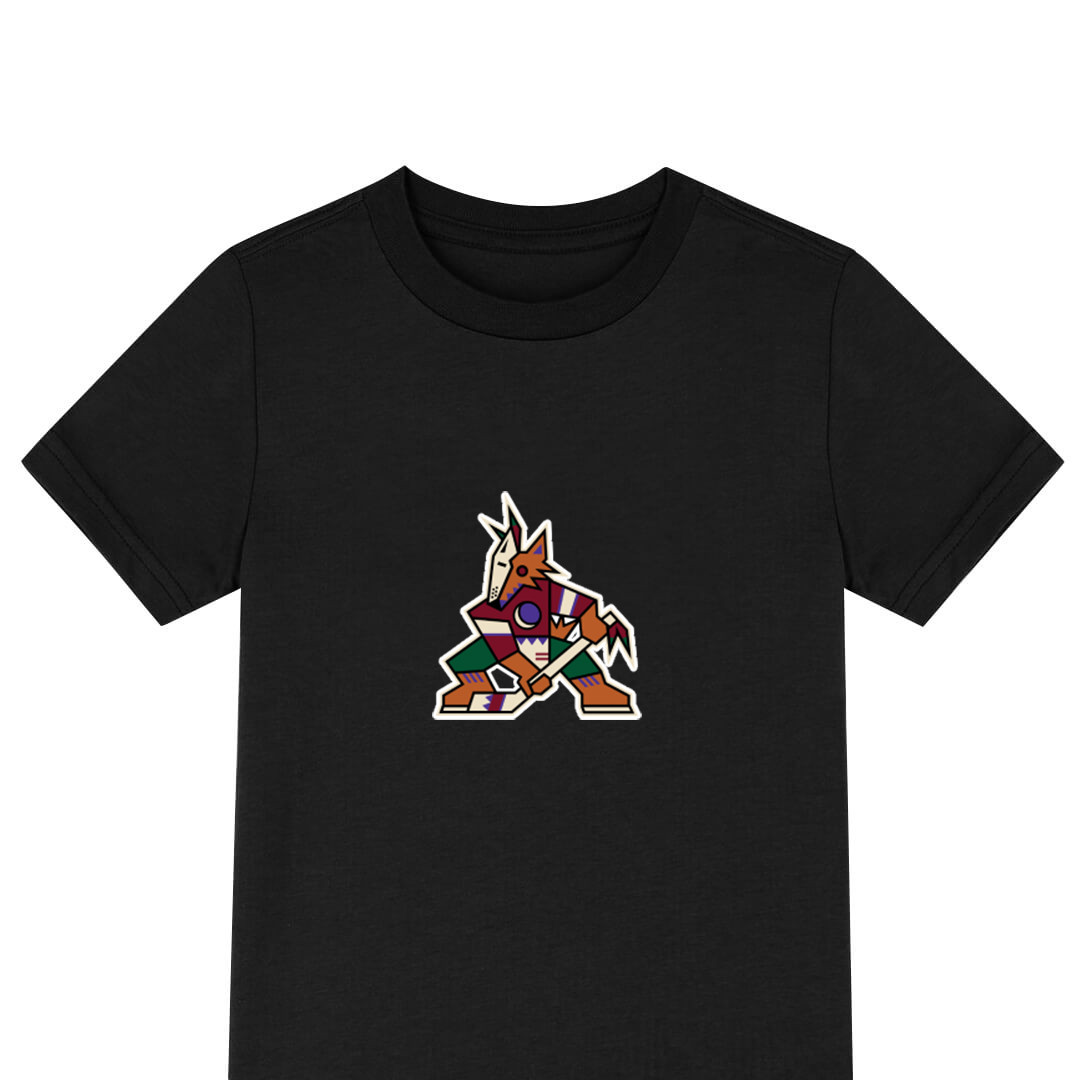 NHL Arizona Coyotes Tee Shirt T-Shirt Short Sleeve - Arizona Coyotes Team Single Logo