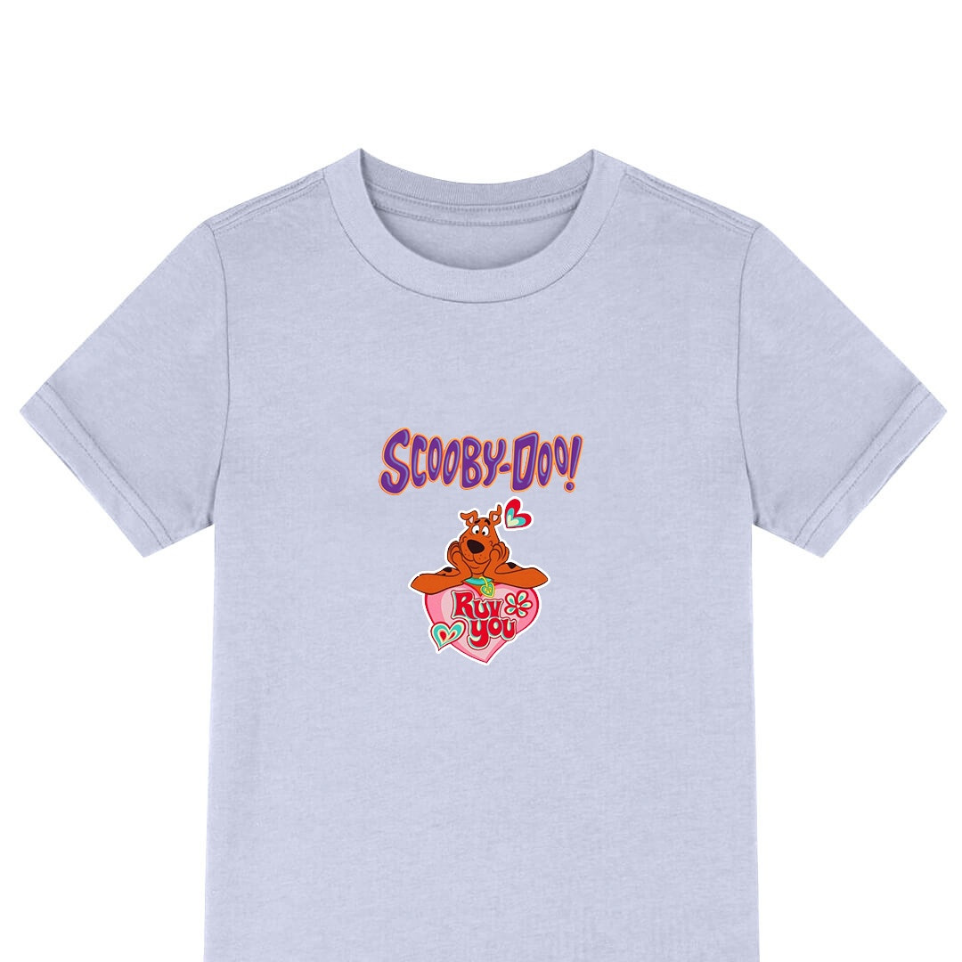 Scooby Doo Scooby Doo Tee Shirt T-Shirt Short Sleeve - Scooby Doo Ruv You Sticker