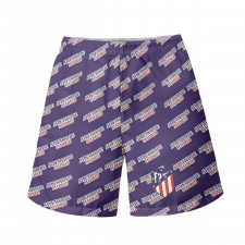 Atletico de Madrid Beach Shorts Swim Pants Swimming Trunks - Atletico Football Club Medley Monogram Wordmark