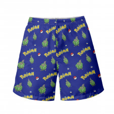 Pokemon Burmy Beach Shorts Swim Pants Swimming Trunks - Burmy Character Series Art