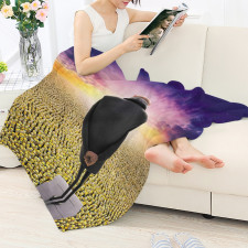 Minions Gru Blanket Throw - Gru Standing In Front Of Minions Movie Art