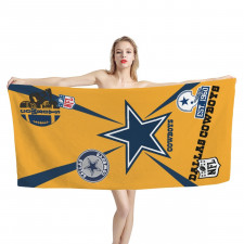 NFL Dallas Cowboys Bath Beach Towel - Dallas Cowboys Mania Collage Logo