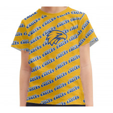 West Cost Eagles Football Club Tee T-Shirt - Eagles Football Club Medley Monogram Wordmark
