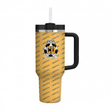 Cambridge United FC Quencher H2.0 FlowState Stanley Tumbler 40oz 1.18L - Cambridge Football Club Medley Monogram Wordmark