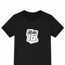 F1 Formula One Charles Leclerc Tee Shirt T-Shirt Short Sleeve - Charles Leclerc Logo