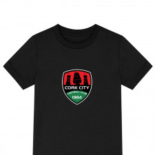 Cork City FC Football Club Tee Shirt T-Shirt Short Sleeve - Cork City FC Football Club Single Logo