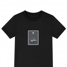 Skoda Tee Shirt T-Shirt Short Sleeve - Skoda Octavia On Gray Background