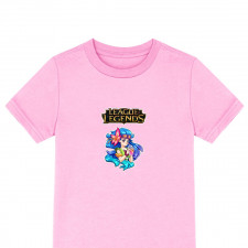 League of Legends Zoe Tee Shirt T-Shirt Short Sleeve - Zoe Cute with Drinking Juice