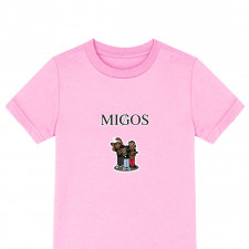 Migos Tee Shirt T-Shirt Short Sleeve - Migos Cartoon Sticker Art