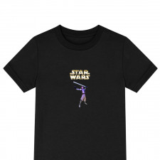 Star Wars The Clone Wars Obi-Wan Kenobi Tee Shirt T-Shirt Short Sleeve - Obi-Wan Kenobi Character Series