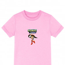 Sonic Prime Honey The Cat Tee Shirt T-Shirt Short Sleeve - Honey The Cat Charcter Series