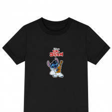 Lilo & Stitch Tee Shirt T-Shirt Short Sleeve - Stitch Elvis Playing Guitar