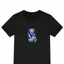 Columbia Lions Tee Shirt T-Shirt Short Sleeve - Columbia University Lions College Football Team Single Logo
