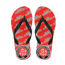 Fatih Karagumruk SK Flip Flops Thongs V-Strap Sandals - Karagumruk Football Club Medley Monogram Wordmark