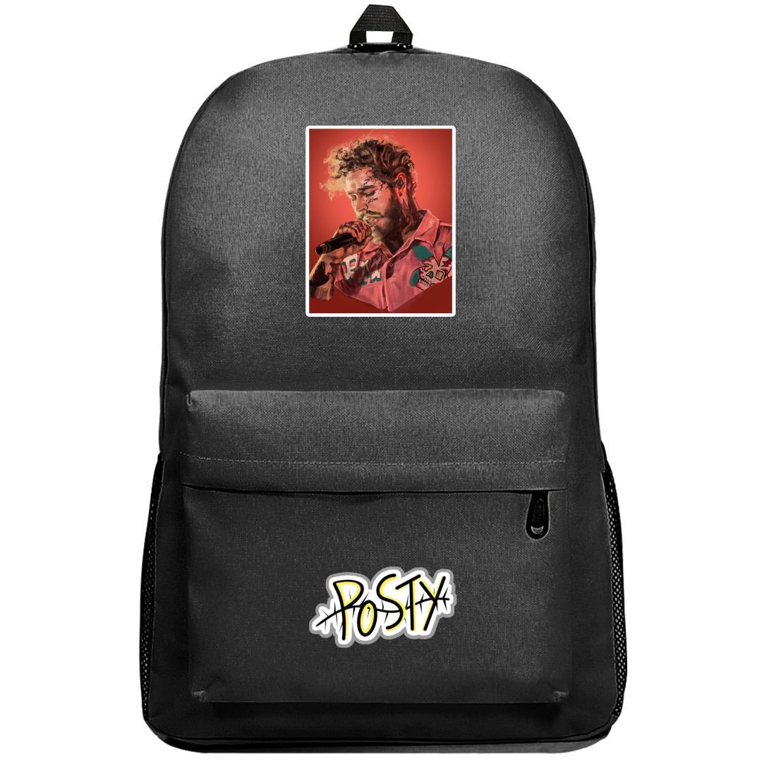 Post Malone Backpack SuperPack - Post Malone Poster Red