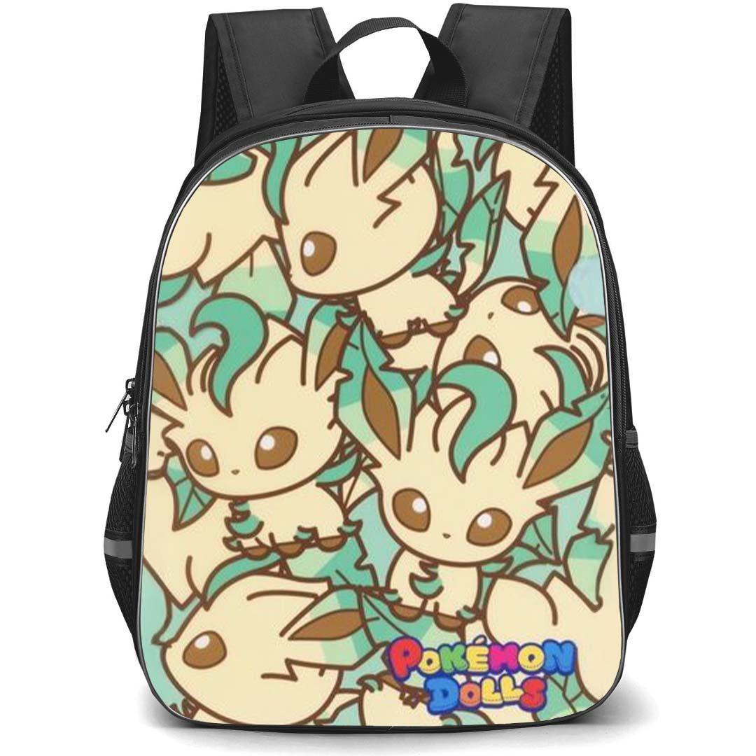 Pokemon Leafeon Backpack StudentPack - Leafeon Pokemon Dolls Chibi Art