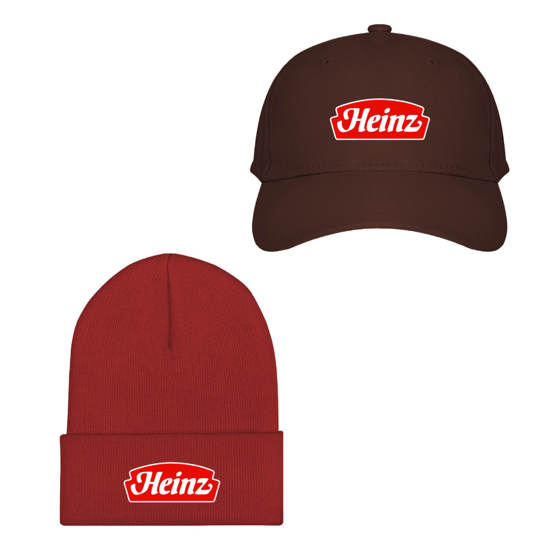 Heinz Baseball Cap Beanie Hat - Heinz Logo 1989-Present