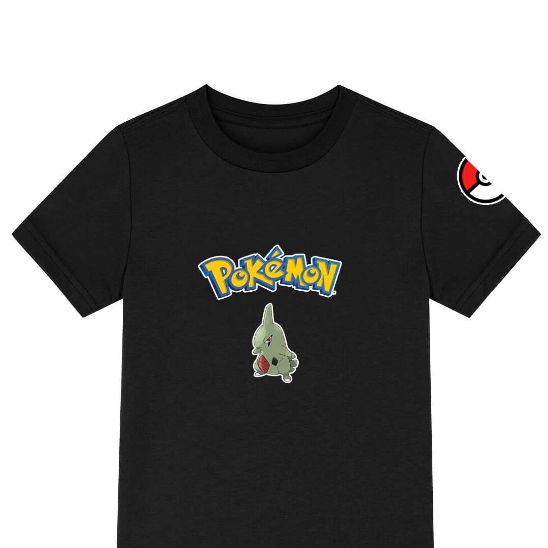 Pokemon Larvitar Tee Shirt T-Shirt Short Sleeve - Larvitar Character Series Art