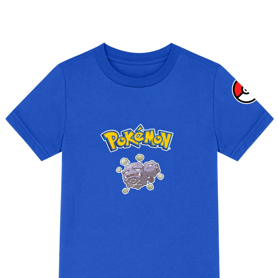 Pokemon Weezing Tee Shirt T-Shirt Short Sleeve - Weezing Character Series Art
