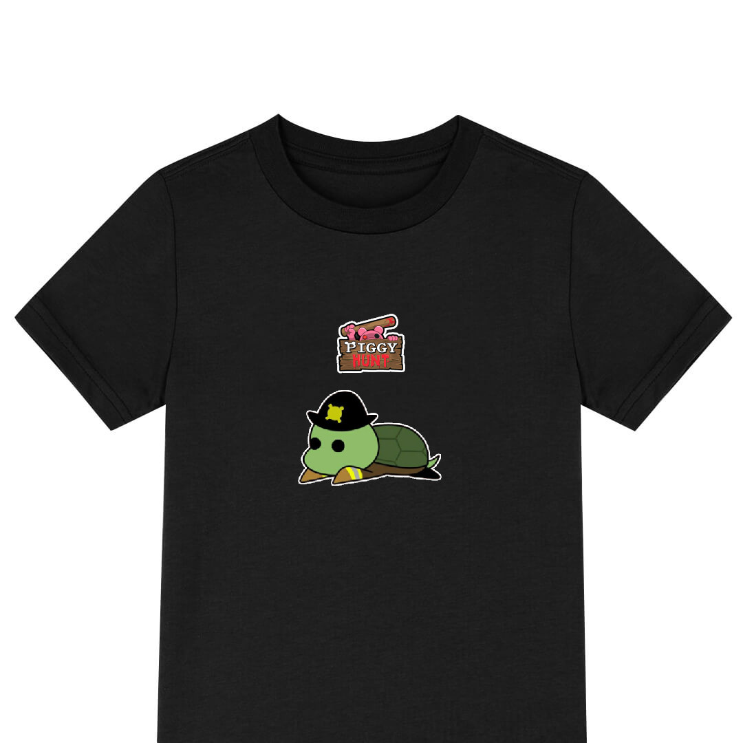 Roblox Piggy Tobi Piggy Tee Shirt T-Shirt Short Sleeve - Tobi Piggy Cartoon Art