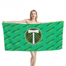 MLS Portland Timbers Bath Beach Towel - Portland Timbers Medley Monogram Wordmark