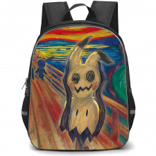 Pokemon Mimikyu Backpack StudentPack - Mimikyu Screaming Man
