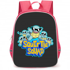 Pokemon Squirtle Backpack StudentPack - Squirtle Squad Sticker On Dark Background