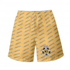 Cambridge United FC Beach Shorts Swim Pants Swimming Trunks - Cambridge Football Club Medley Monogram Wordmark
