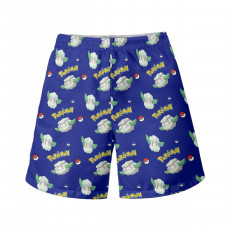 Pokemon Cottonee Beach Shorts Swim Pants Swimming Trunks - Cottonee Character Series Art