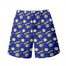 Pokemon Shaymin Beach Shorts Swim Pants Swimming Trunks - Shaymin Character Series Art