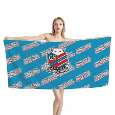 Hokkaido Consadole Sapporo Bath Beach Towel - Sapporo Football Club Medley Monogram Wordmark