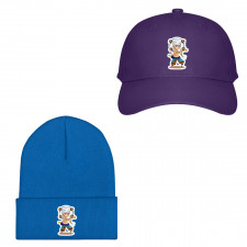 One Piece God Enel Baseball Cap Beanie Hat - Enel God Standing Chibi Art