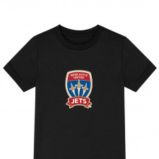 Newcastle Jets Football Club Tee Shirt T-Shirt Short Sleeve - Newcastle Jets Football Club Single Logo