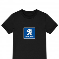 Peugeot Tee Shirt T-Shirt Short Sleeve - Peugeot Logo 2002-2010