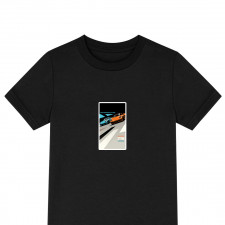 Porsche Tee Shirt T-Shirt Short Sleeve - Porsche Boxster 718 Cayman Illustration Art